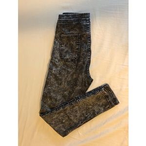 American Apparel Acid Wash Skinny Jeans